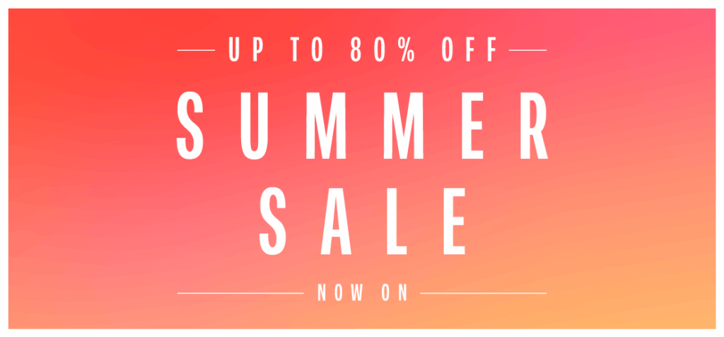 Our Summer Sale is heating up